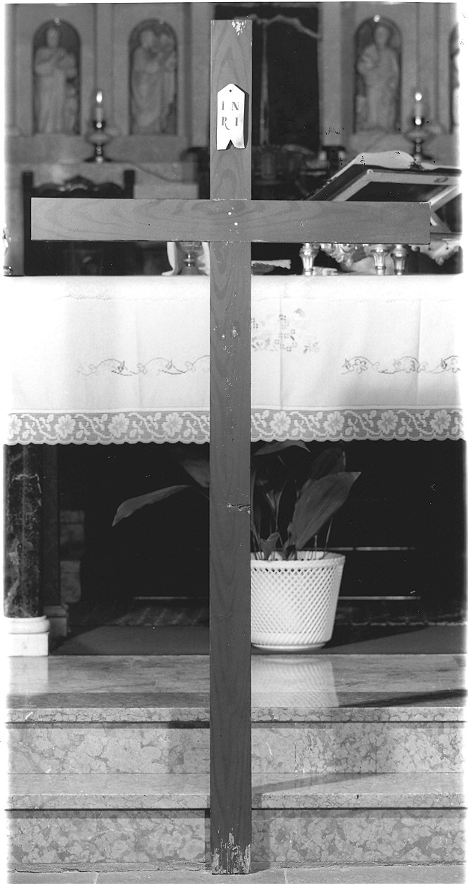 croce penitenziale - ambito parmense (sec. XIX)