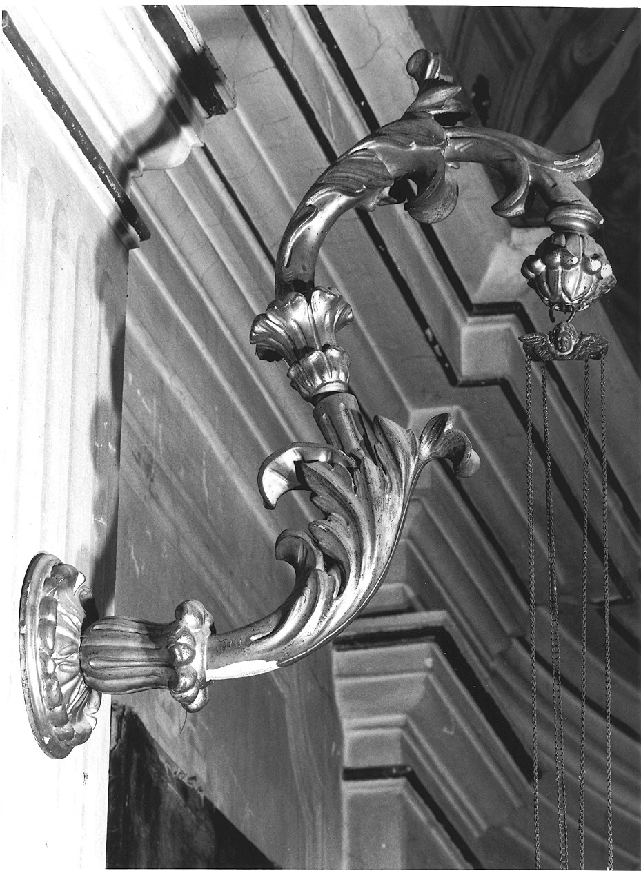 candeliere da parete, coppia - ambito parmense (sec. XIX)