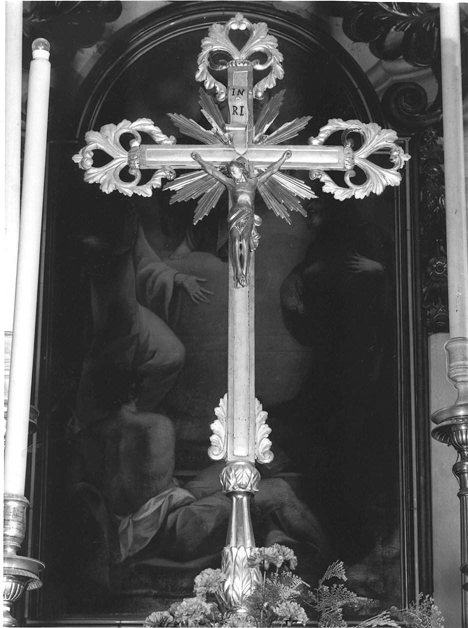 croce d'altare - ambito parmense (ultimo quarto sec. XVIII)