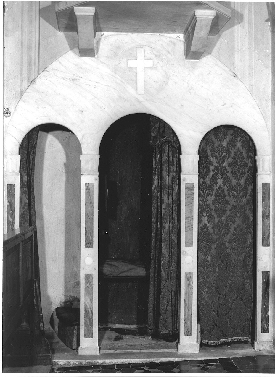 confessionale - ambito parmense (fine/inizio secc. XIX/ XX)