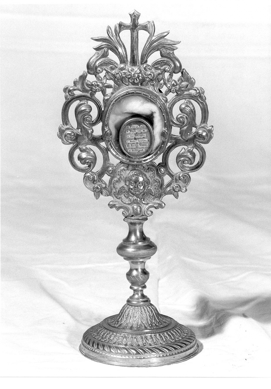 reliquiario - ambito parmense (seconda metà sec. XIX)