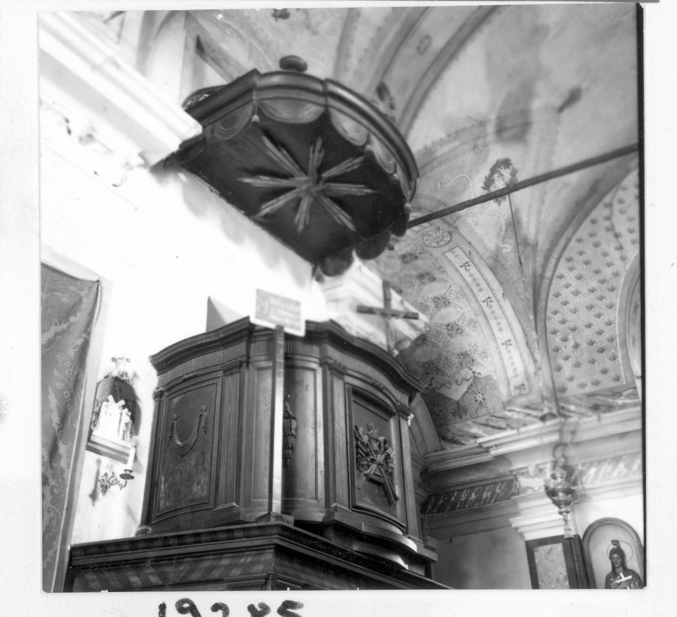 pulpito - ambito parmense (prima metà sec. XIX)