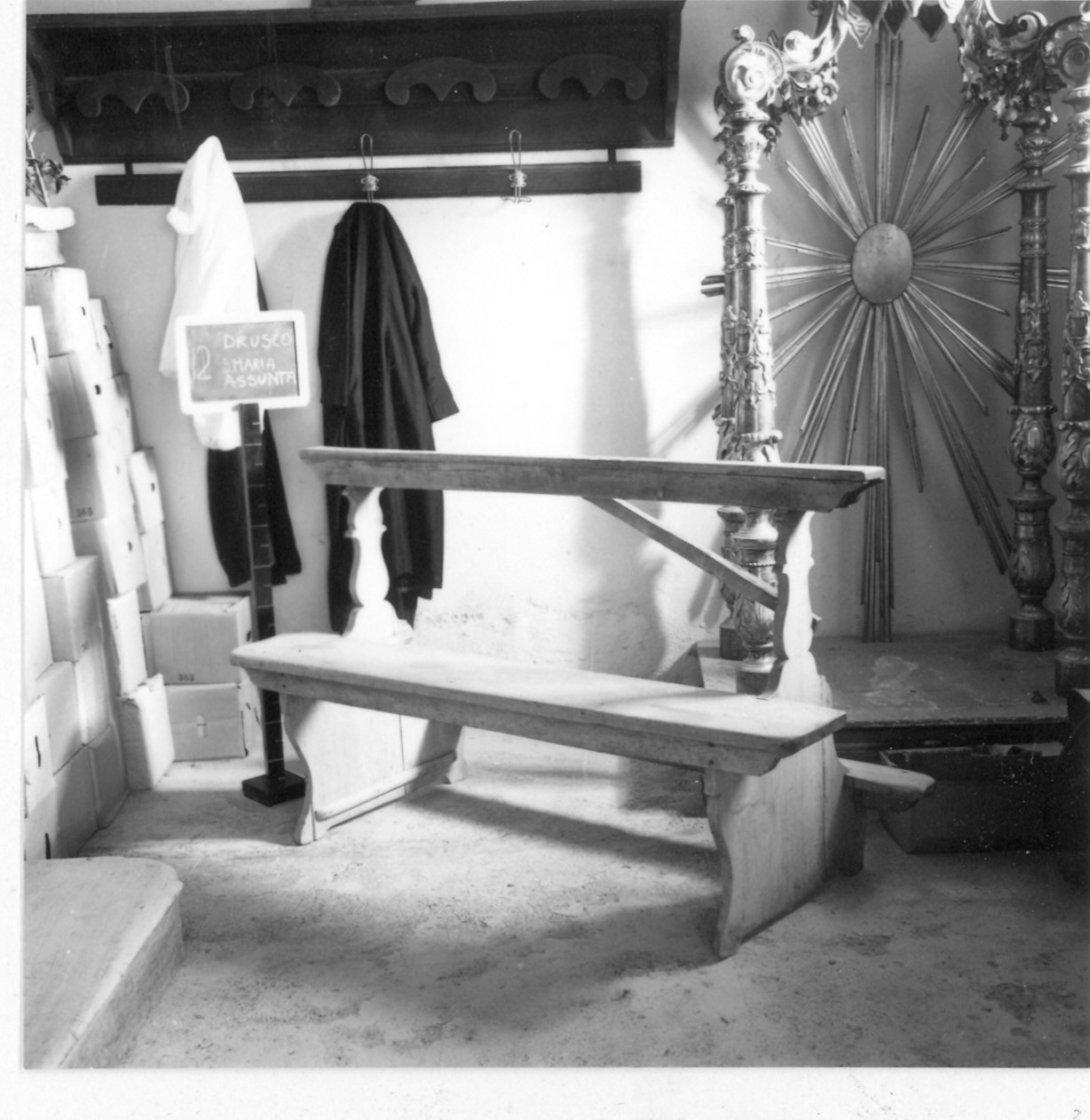 banco da chiesa, serie - ambito parmense (sec. XVIII)