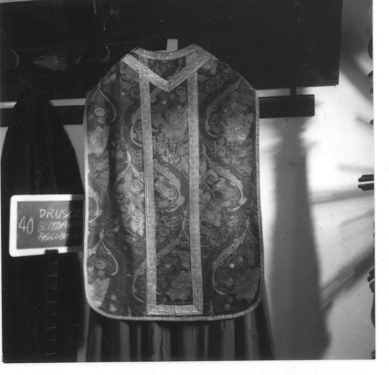 paramento liturgico - in terzo, insieme - manifattura italiana (?) (fine sec. XIX)