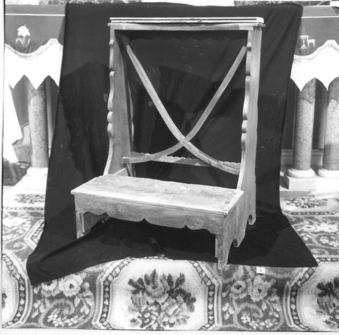 inginocchiatoio - ambito parmense (fine sec. XIX)