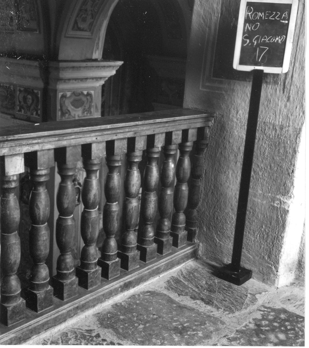 balaustrata - ambito parmense (sec. XX)