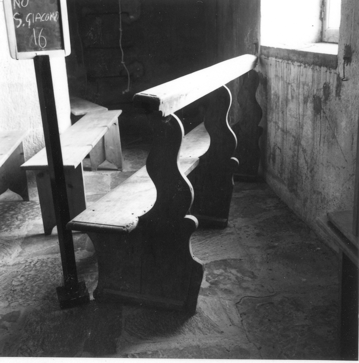 banco da chiesa - ambito parmense (sec. XVIII)