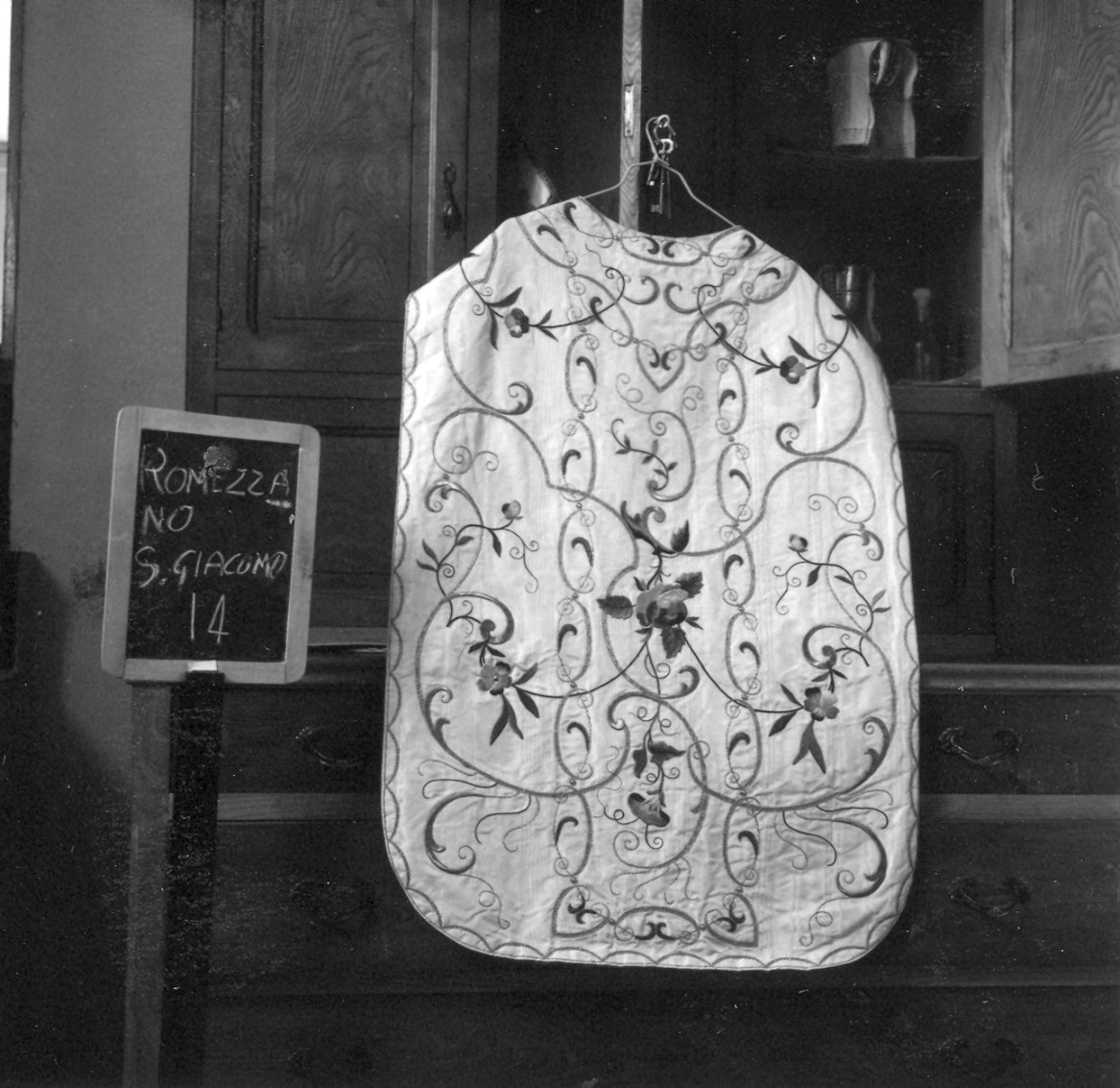 paramento liturgico, insieme - manifattura italiana (?) (fine sec. XIX)