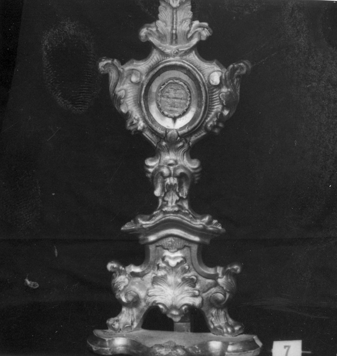 reliquiario - ambito parmense (prima metà sec. XIX)