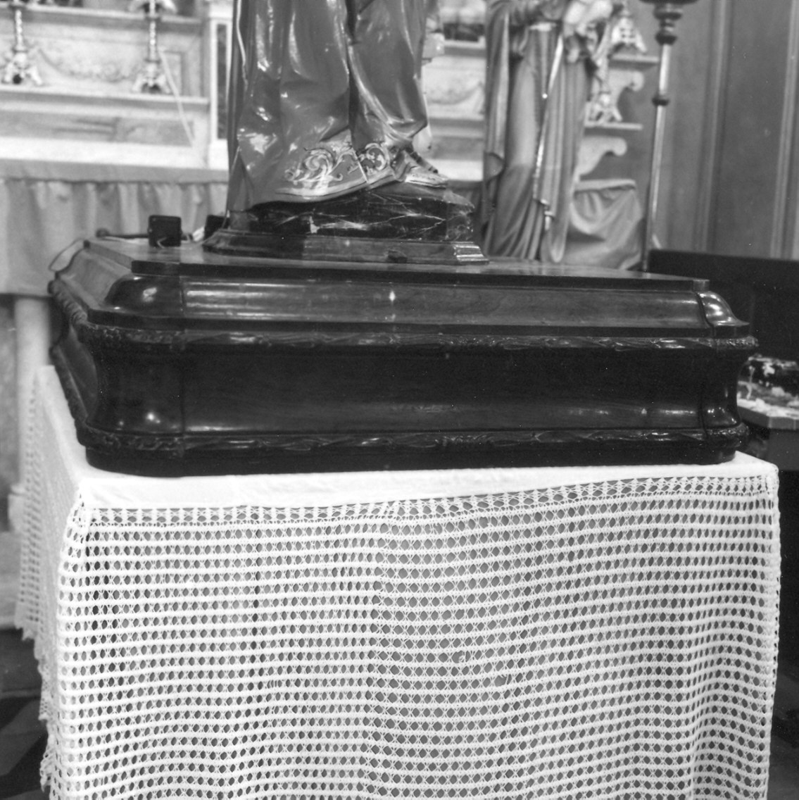 base processionale - ambito parmense (ultimo quarto sec. XIX)