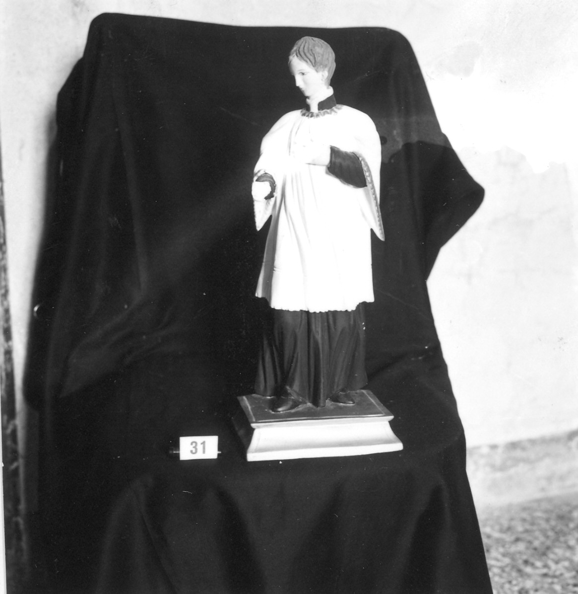 San Luigi Gonzaga (statuetta) - ambito parmense (sec. XVIII)