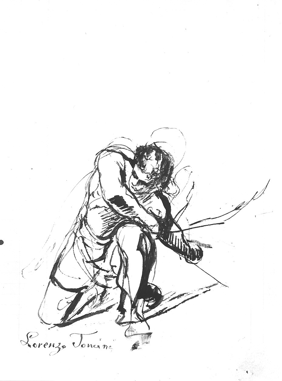 arciere (disegno) di Toncini Lorenzo (sec. XIX)