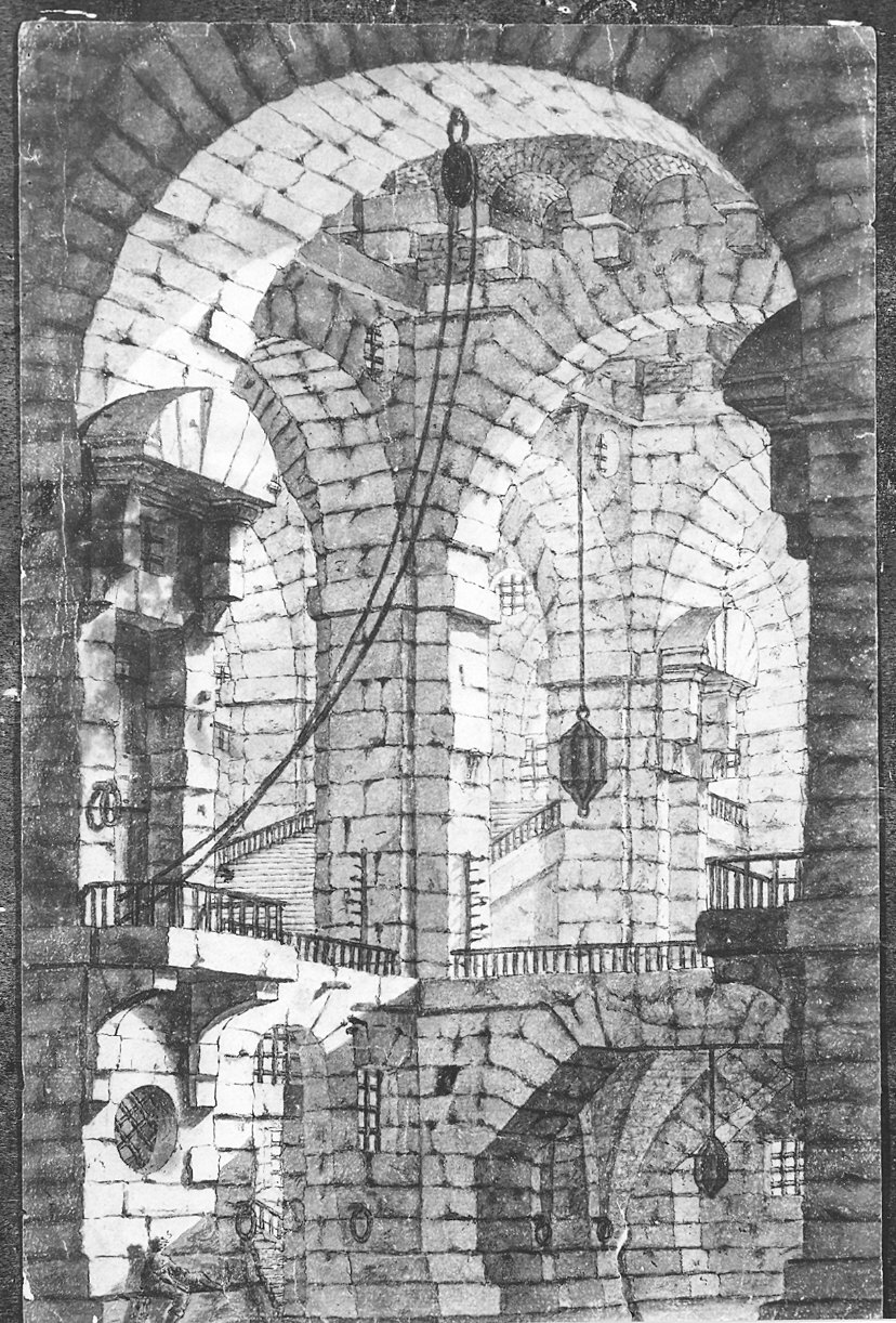 carcere (disegno) di Quarenghi Giacomo (attribuito) (inizio sec. XIX)