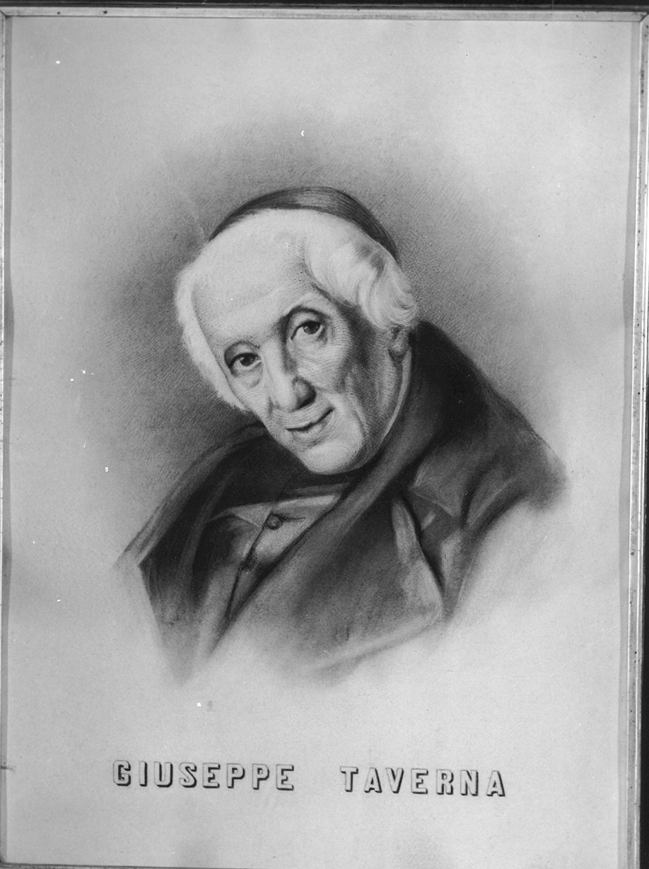 ritratto di Don Giuseppe Taverna (disegno) di Bozzini Paolo (seconda metà sec. XIX)