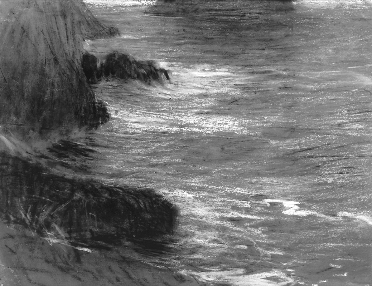 veduta di Marina di Capri (disegno) di Fainardi Riccardo (prima metà sec. XX)