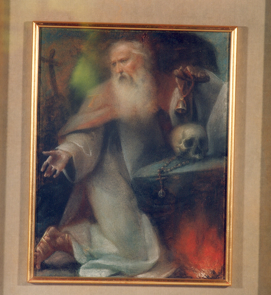 Sant'Antonio Abate (disegno) di Lucatelli Giuseppe (sec. XIX)