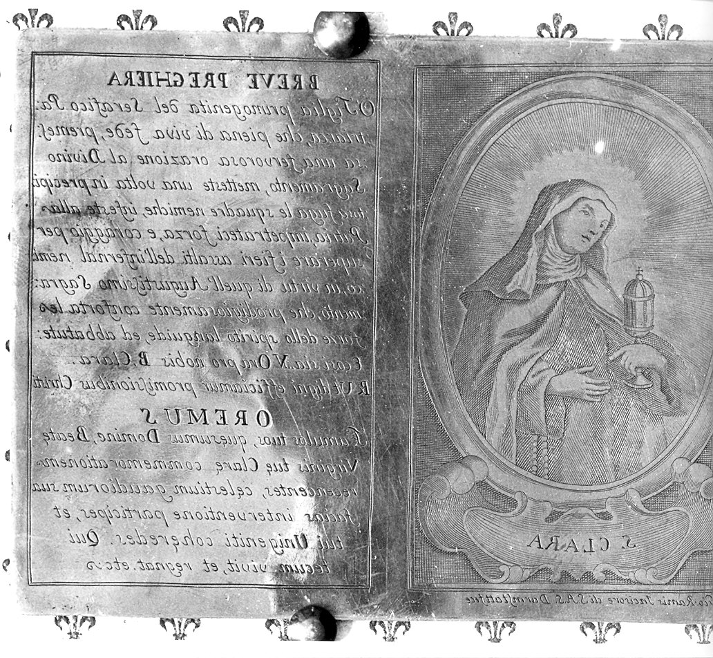 Santa Chiara (matrice) di Ramis Giovanni (prima metà sec. XVIII)