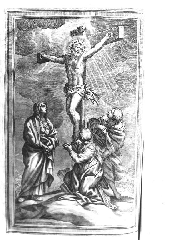 Crocifissione di Cristo (stampa) - ambito italiano (sec. XVIII)