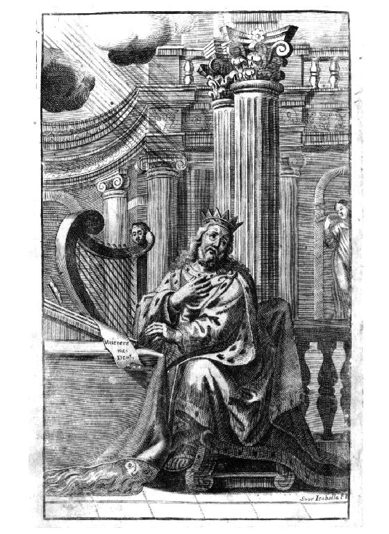 David musico (stampa) di Piccini Isabella (sec. XVIII)