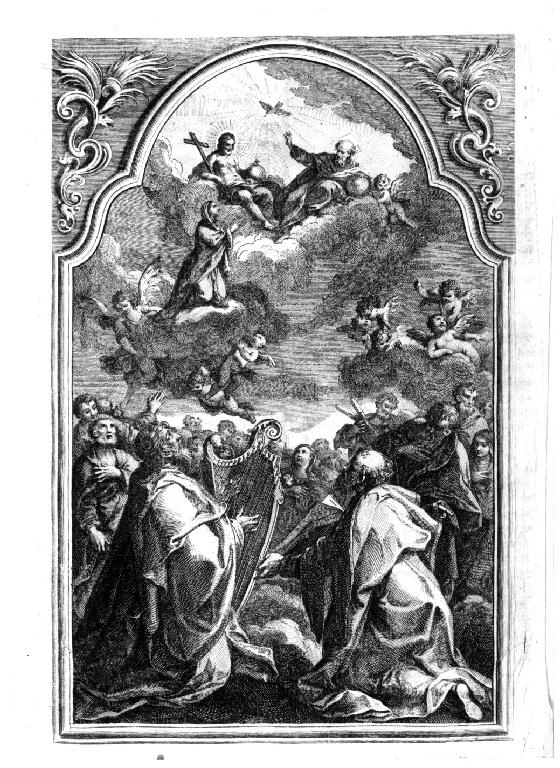 trionfo della Trinità (stampa) - ambito veneziano (sec. XIX)