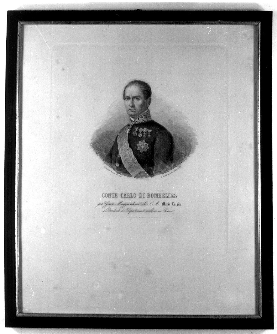 ritratto di Carlo di Bombelles (stampa) di Sivalli Luigi, Signorini Gaetano (sec. XIX)
