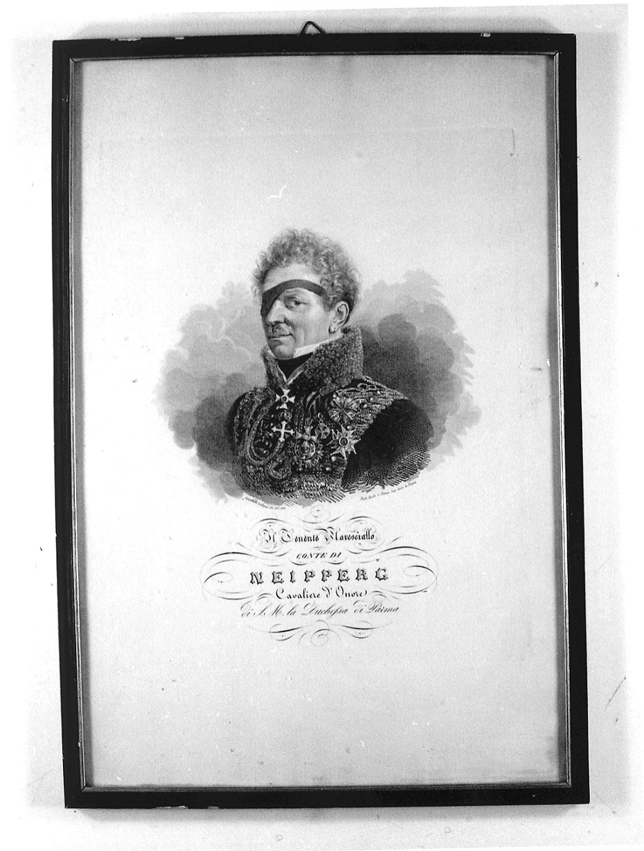 ritratto di Adam Albert Neipperg (stampa) di Toschi Paolo, Isac Antonio, Callegari Giovan Battista (sec. XIX)