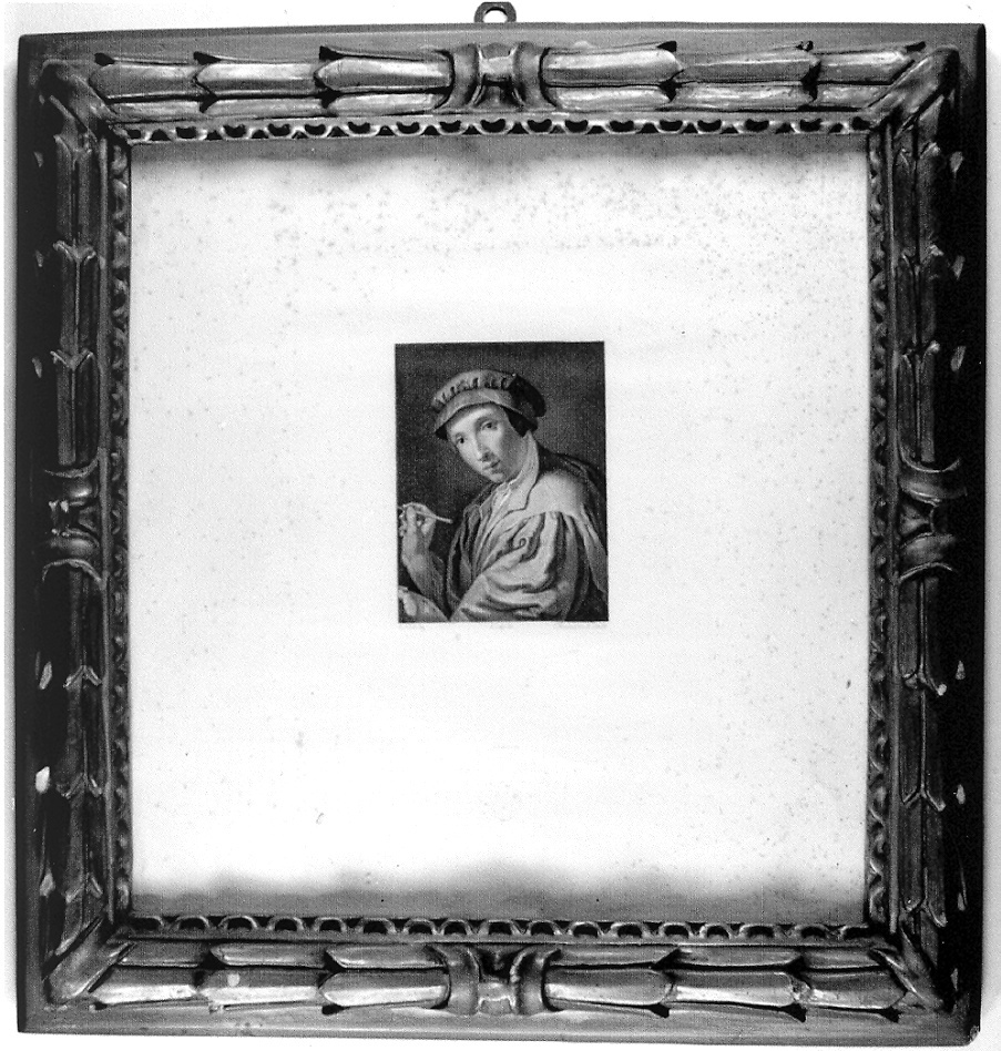 figura di giovane pittore (stampa) di Lapi Emilio, Menozzi Pietro, Allori Alessandro (metà sec. XIX)