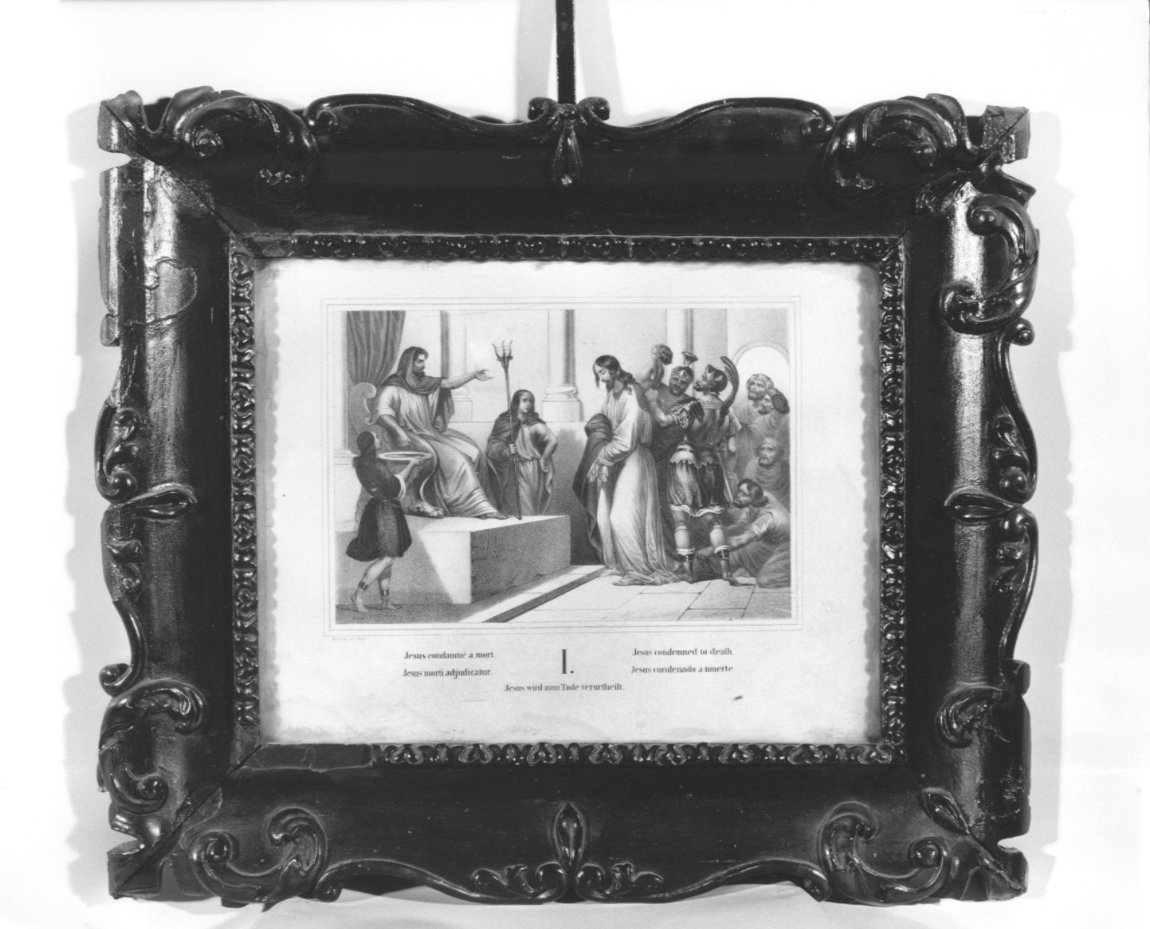 stazioni della via crucis (stampa, serie) - produzione tedesca (metà sec. XIX)