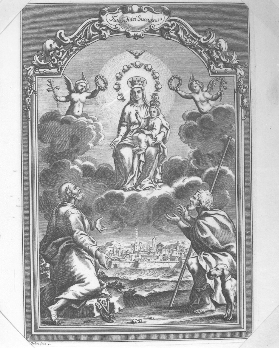 Madonna del Soccorso (stampa) di Fabbri Giovanni (sec. XVIII)