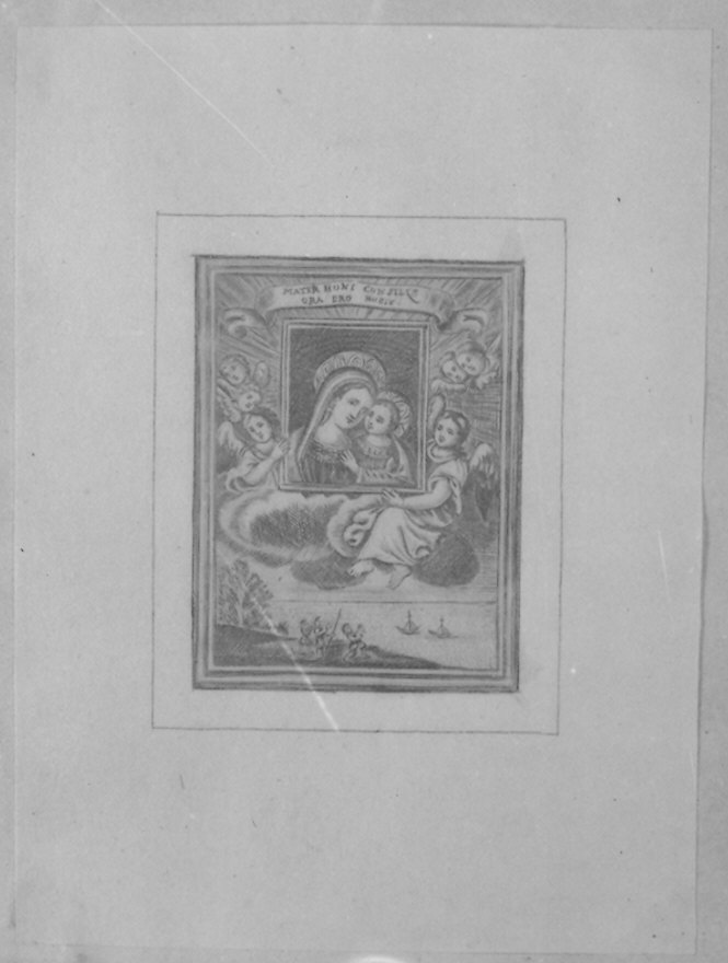 Madonna del Buon Consiglio (stampa) - ambito italiano (sec. XVIII)