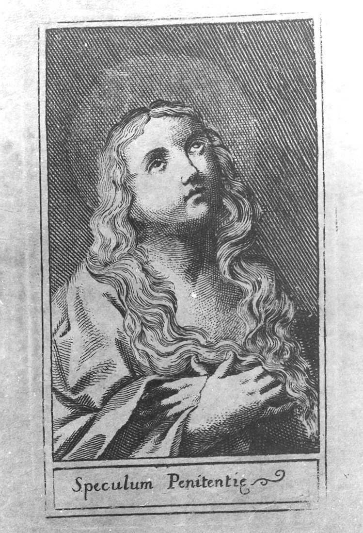 Santa Maria Maddalena (stampa) - ambito italiano (sec. XVIII)
