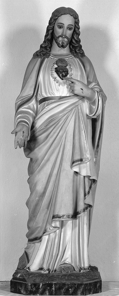 Sacro Cuore di Gesù (statua) - ambito parmense (terzo quarto sec. XX)