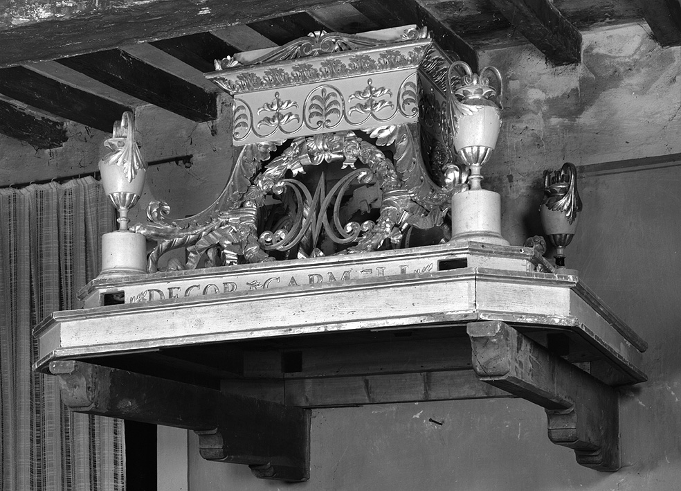 baldacchino processionale, frammento di Cucchi Tiburzio, Andrei Mauro (sec. XIX)