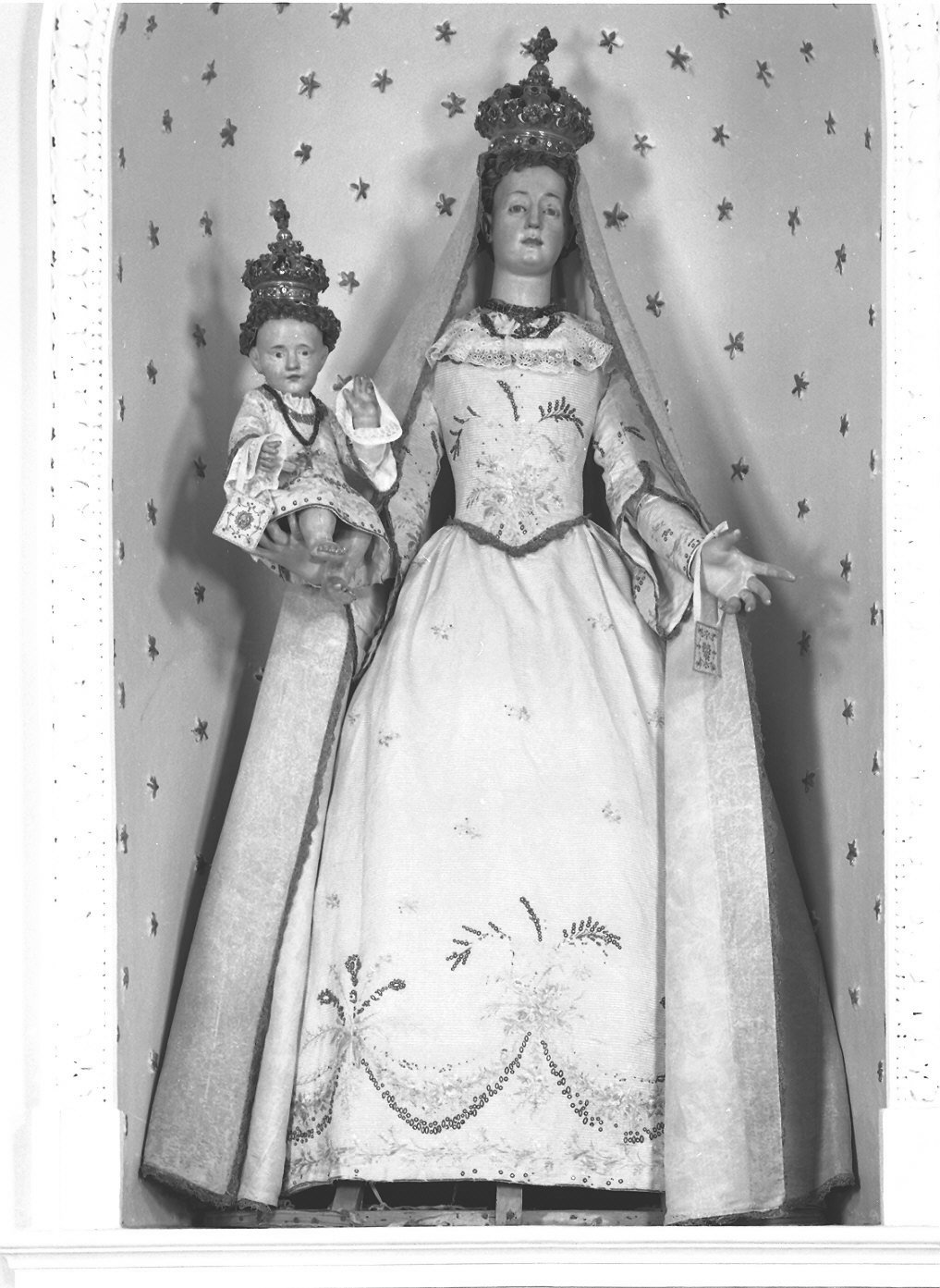 vestiario di statua - manifattura parmense (fine/inizio secc. XVIII/ XIX)