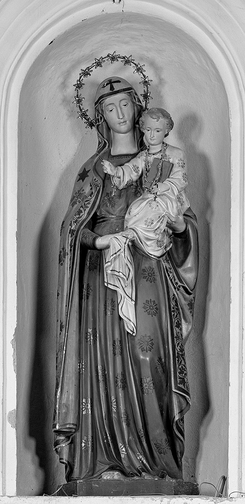 Madonna del Rosario (statua) - produzione Italia settentrionale (prima metà sec. XX)