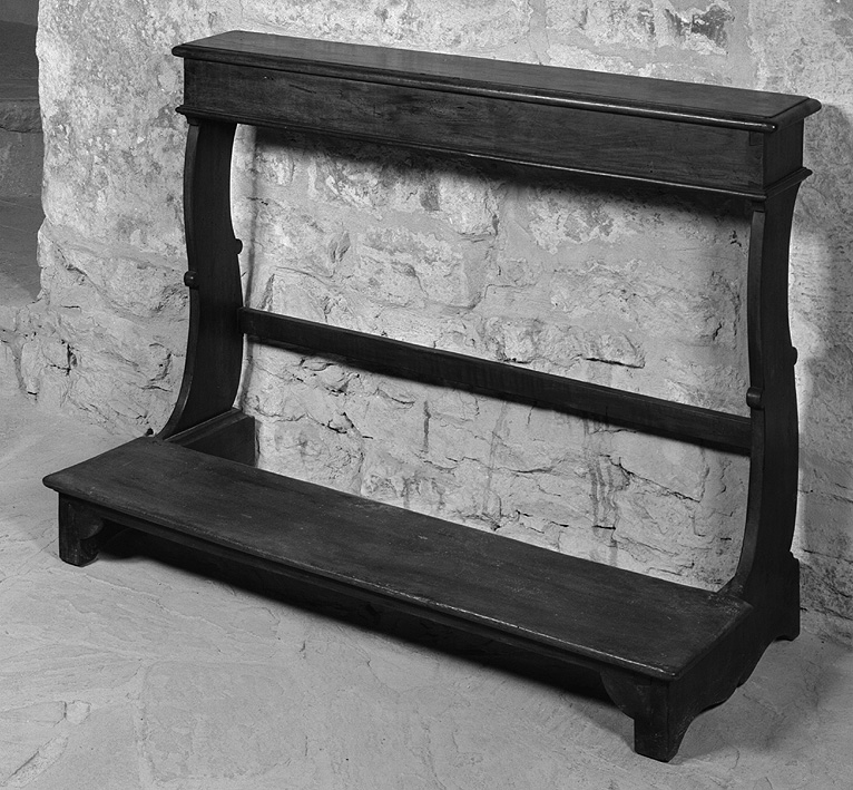 banco da chiesa - ambito parmense (ultimo quarto sec. XVIII)