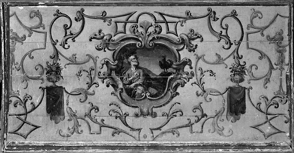 paliotto - a pannello piano - ambito parmense (ultimo quarto sec. XVIII)