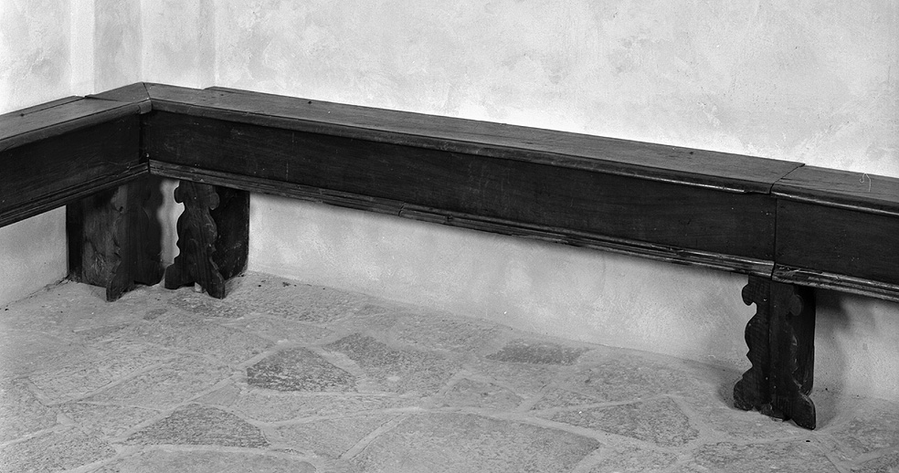 stalli del coro, insieme - ambito parmense (ultimo quarto sec. XVIII)