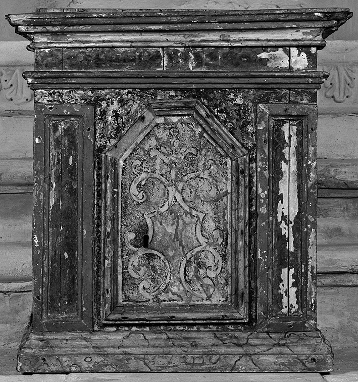 tabernacolo - a tempietto - ambito parmense (ultimo quarto sec. XVIII)