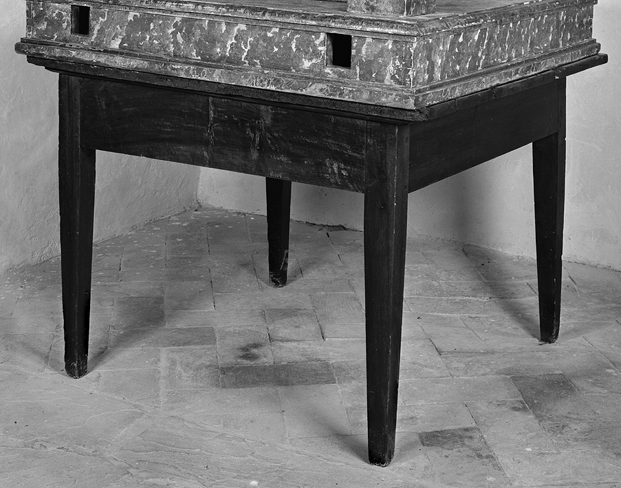 tavolo - ambito parmense (seconda metà sec. XIX)