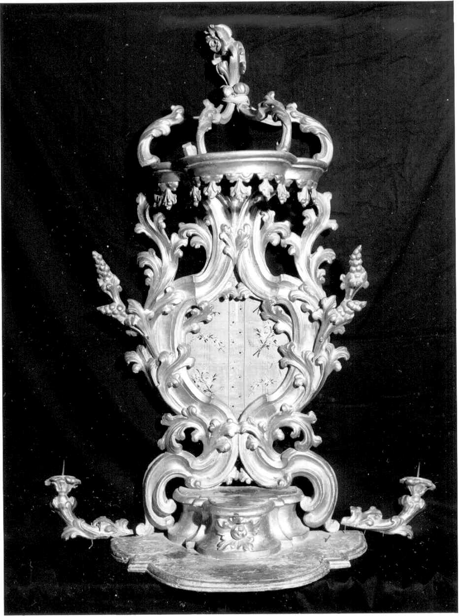 tronetto per esposizione eucaristica - ambito parmense (metà sec. XVIII)