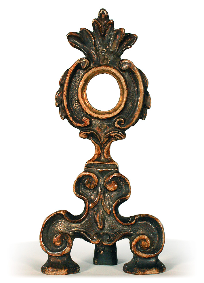 reliquiario - a ostensorio - ambito parmense (seconda metà sec. XVIII)