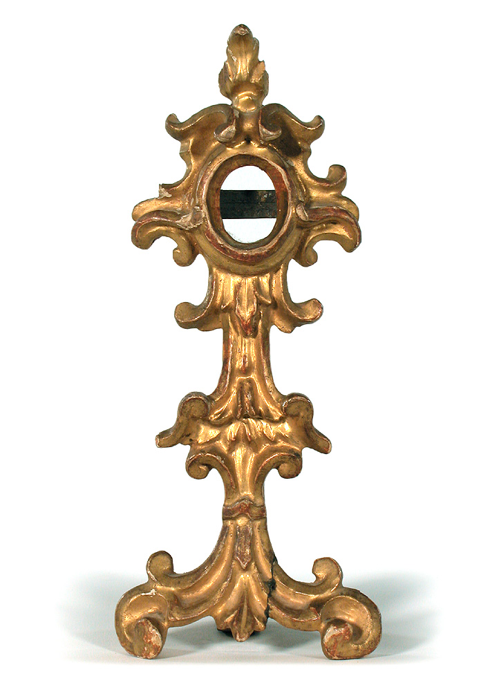 reliquiario - a ostensorio - ambito parmense (seconda metà sec. XVIII)