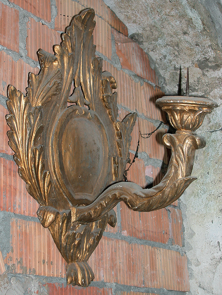 candeliere da parete - ambito parmense (fine sec. XVIII)