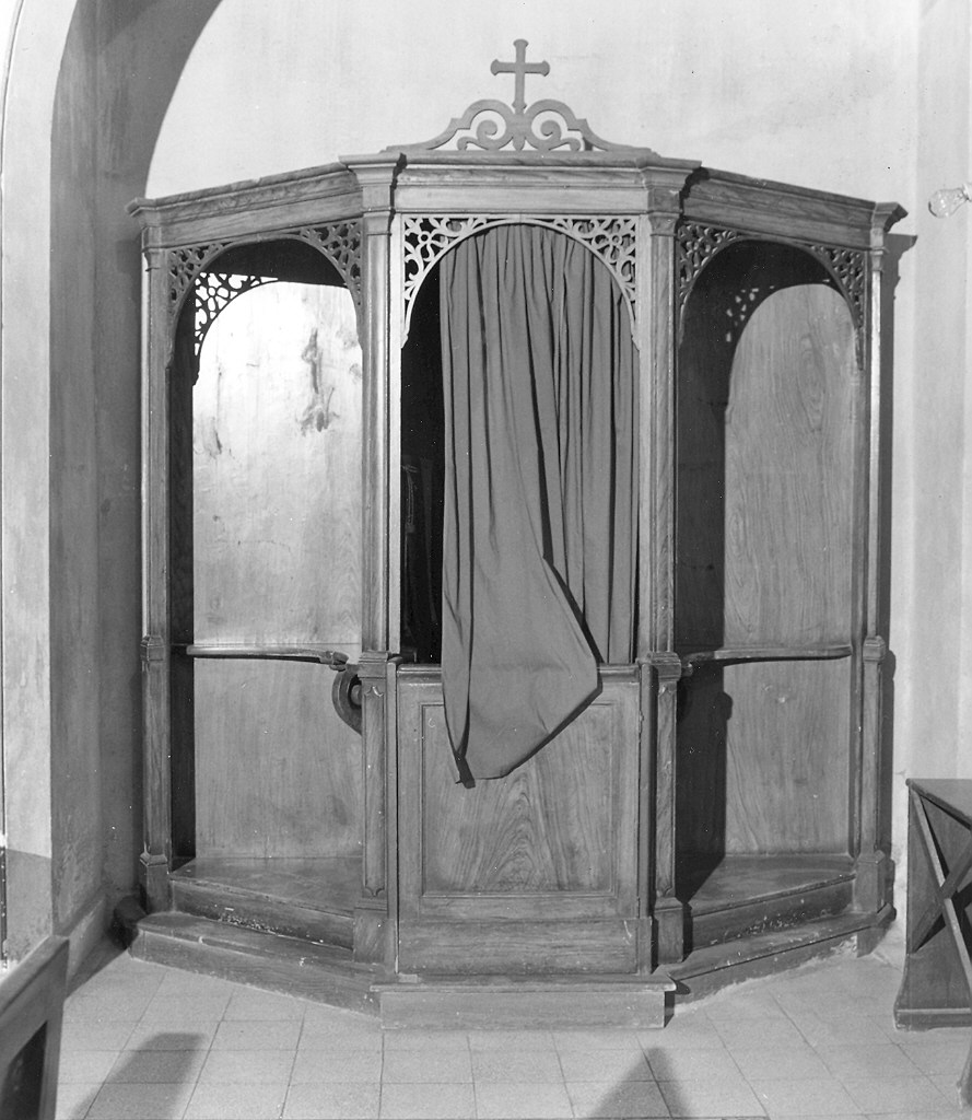 confessionale - ambito piacentino (fine/inizio secc. XIX/ XX)