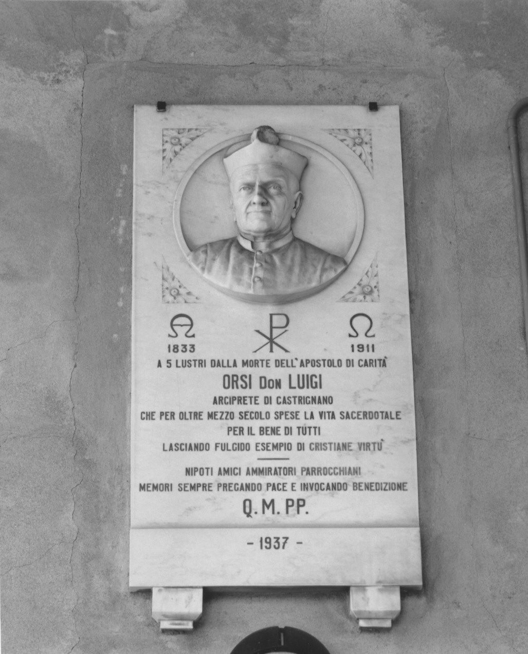 lapide commemorativa - ambito parmense (sec. XX)