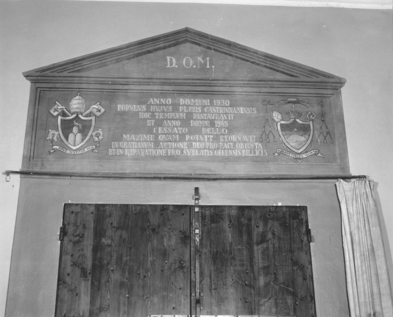 targa commemorativa - ambito parmense (sec. XX)