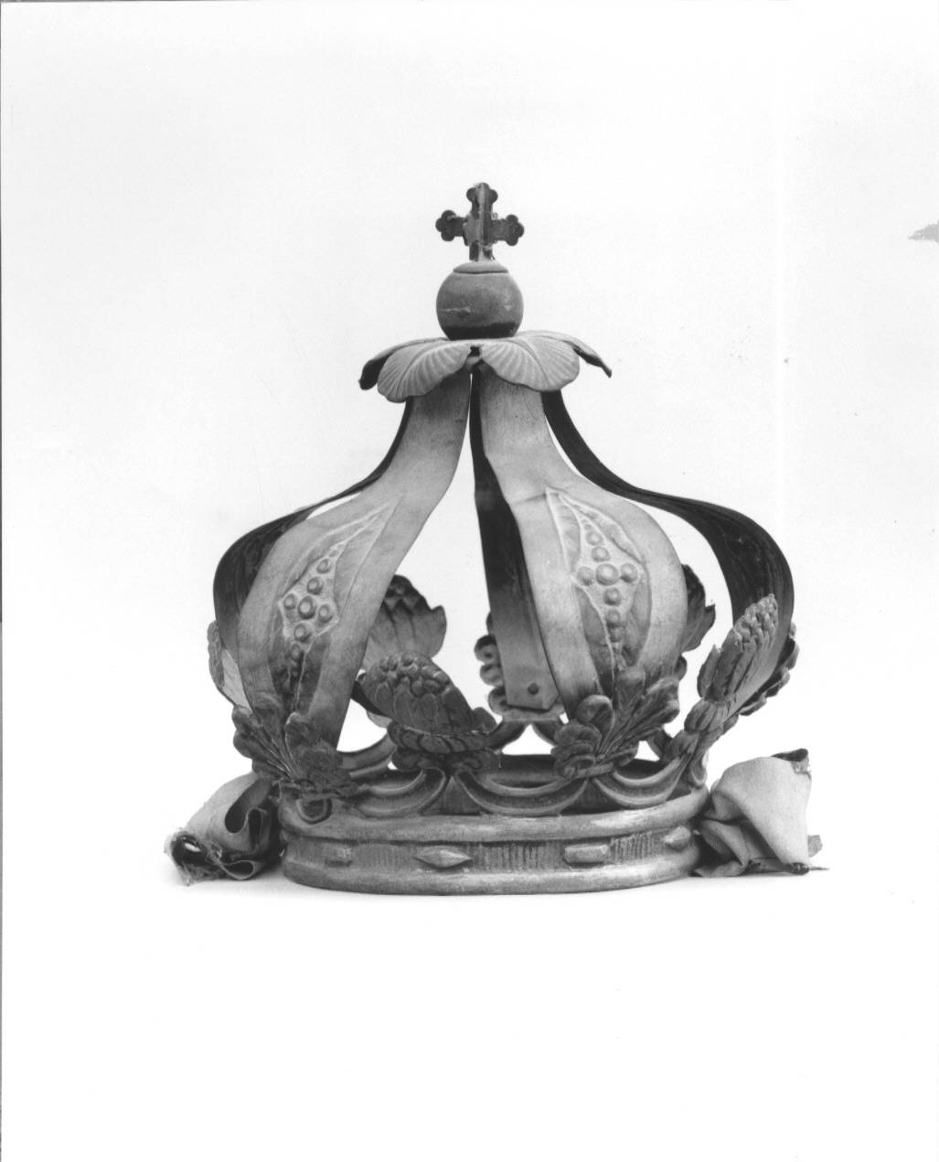 corona da statua - ambito Italia settentrionale (ultimo quarto sec. XIX)