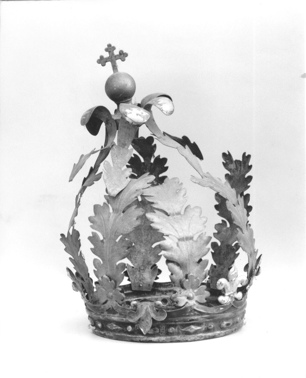 corona da statua - ambito Italia settentrionale (ultimo quarto sec. XIX)