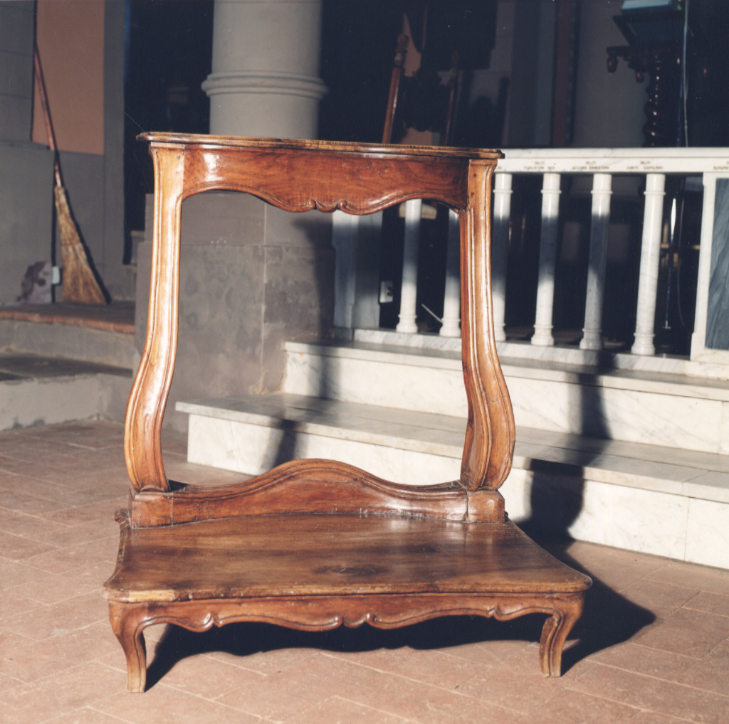 inginocchiatoio - ambito parmense (metà sec. XVIII)